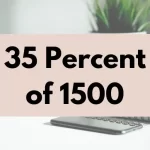 35 percent of 1500.