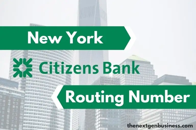 Citizens Bank New York routing number.