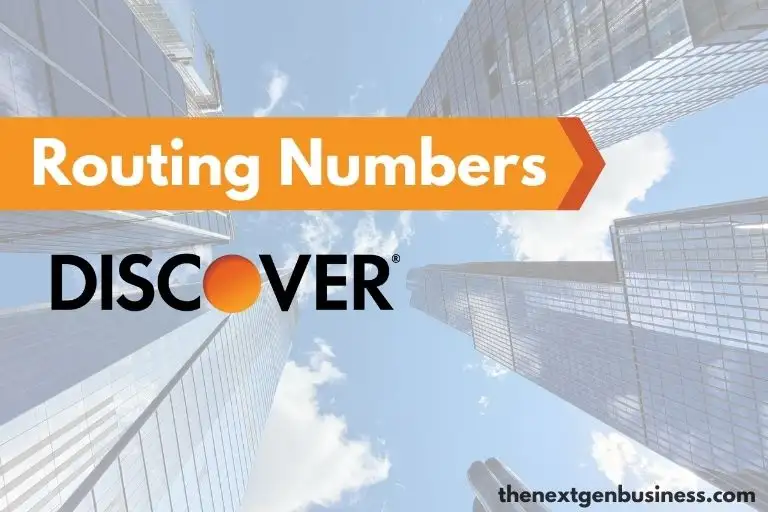 Discover Bank routing number.