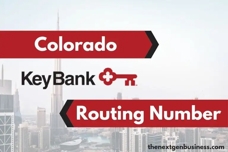 KeyBank Colorado routing number.