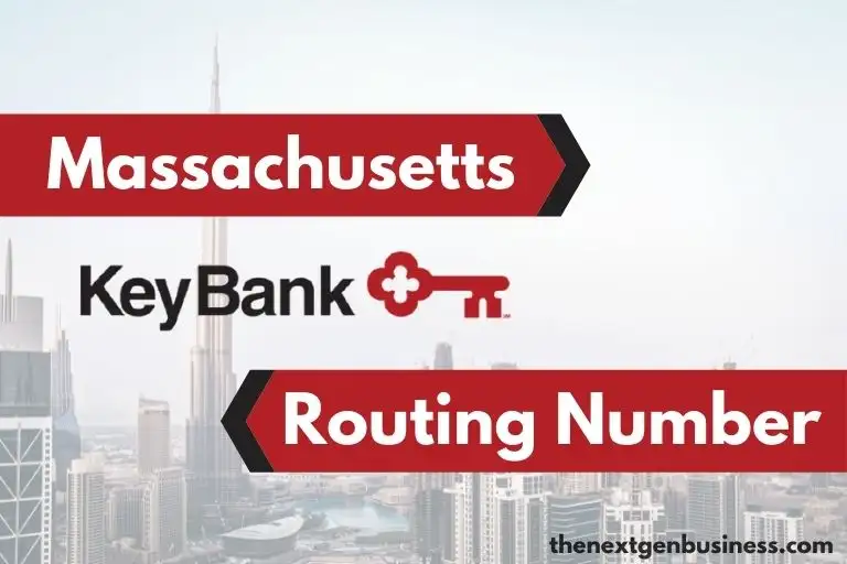 KeyBank Massachusetts routing number.