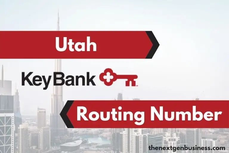 KeyBank Utah routing number.