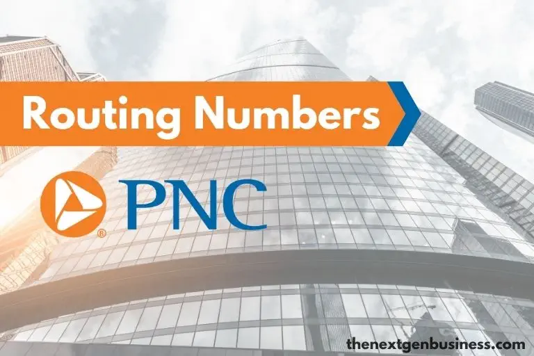 PNC routing number.