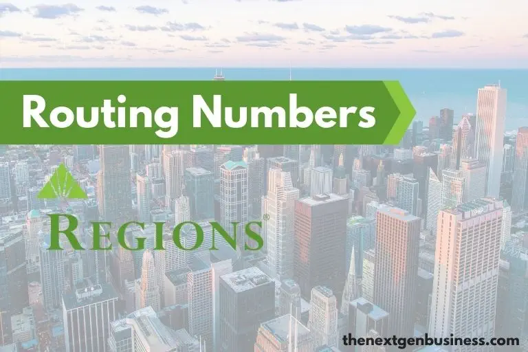 Regions Bank Routing Number (By State)
