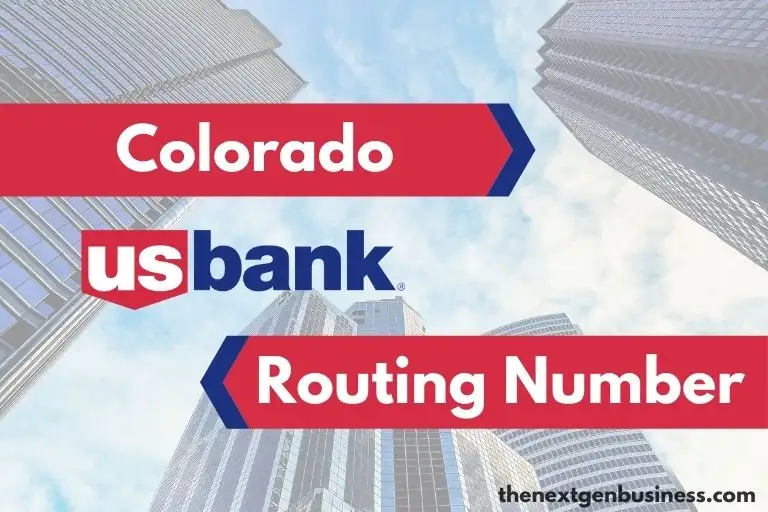 US Bank Colorado routing number.