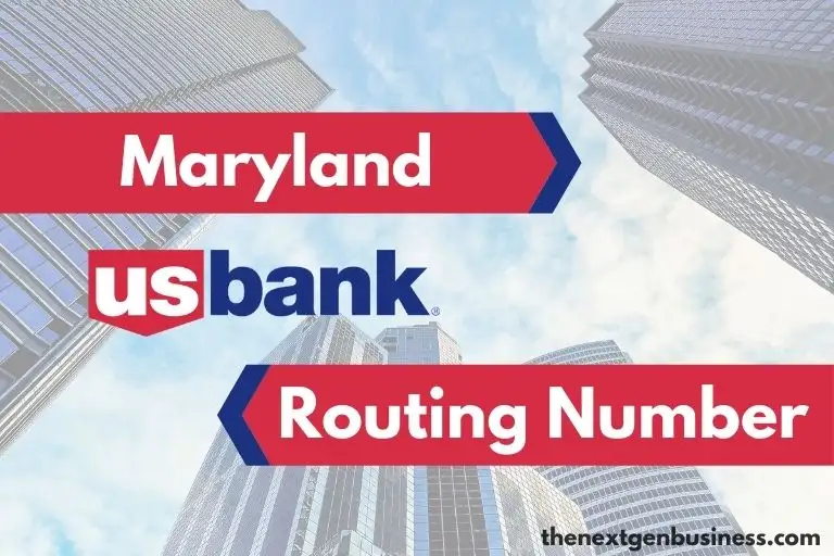 US Bank Maryland routing number.