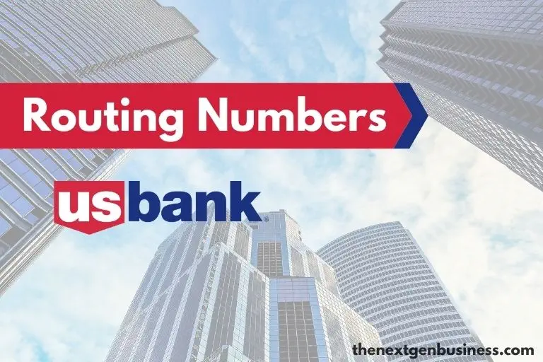 US Bank routing number.