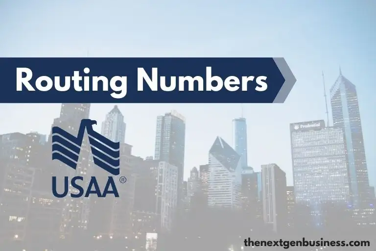 USAA routing number.