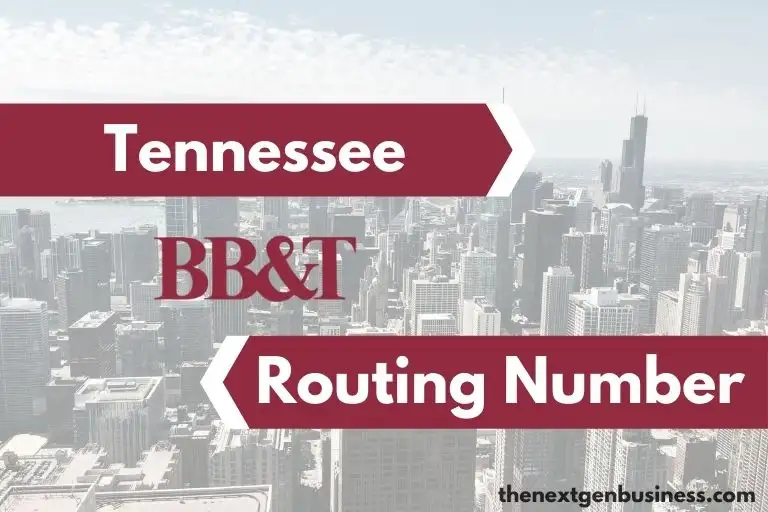 BB&T Tennessee routing number.