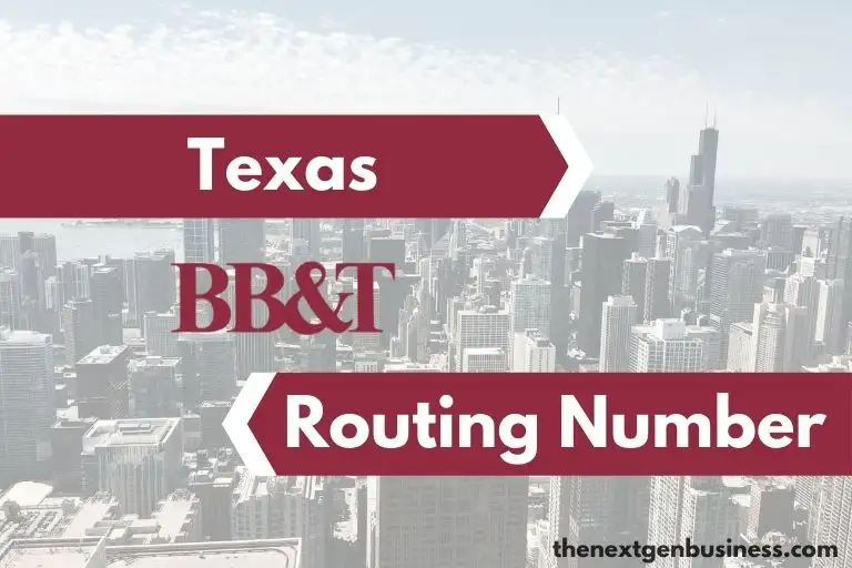 BB&T Routing Number in Texas – 111017694