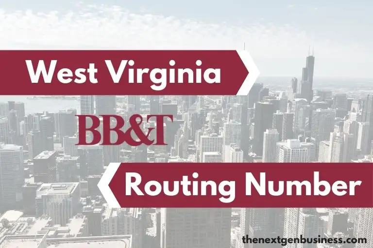 BB&T Routing Number in West Virginia – 051503394