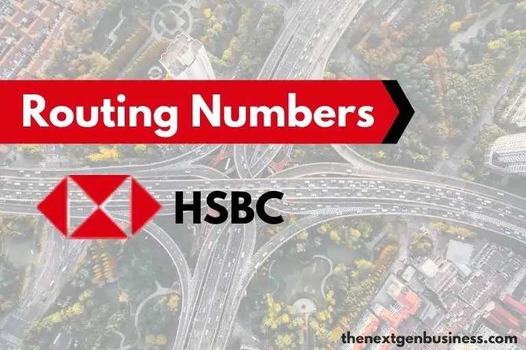 HSBC routing number.
