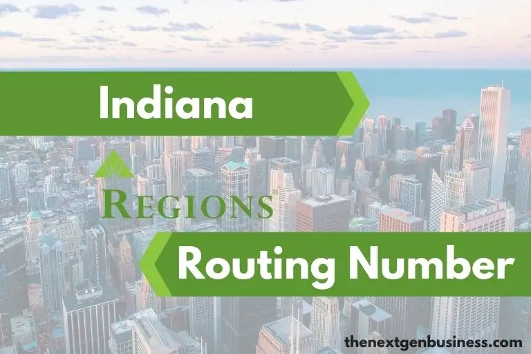 Regions Bank Indiana routing number.