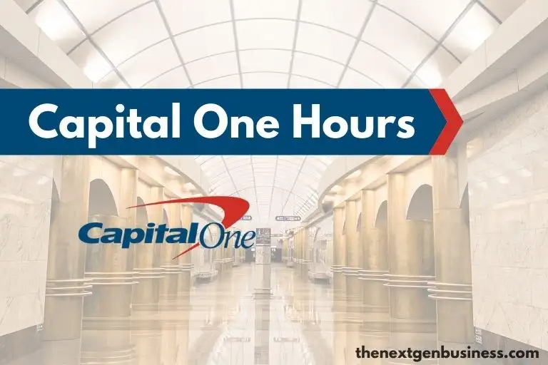 Capital One hours.