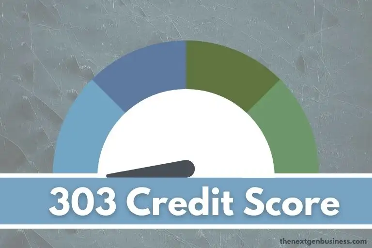 303 credit score.