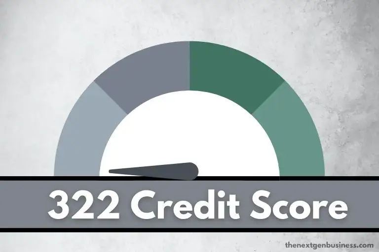 322 credit score.