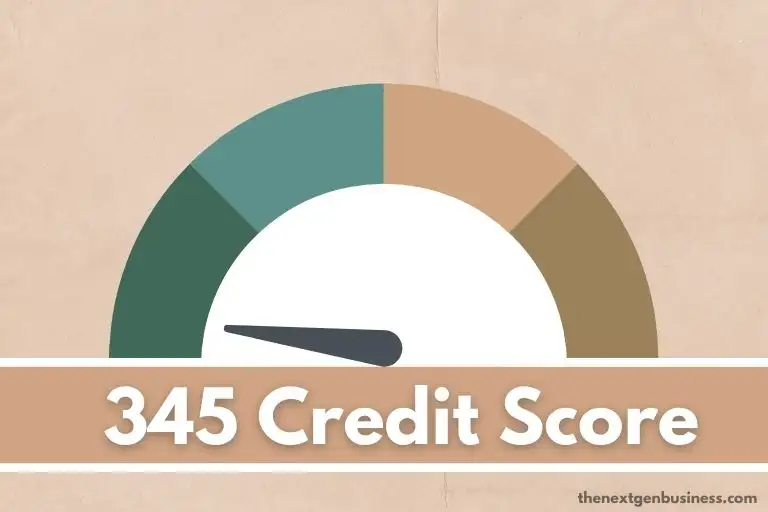 345 credit score.