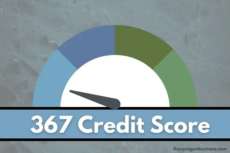 367 credit score.