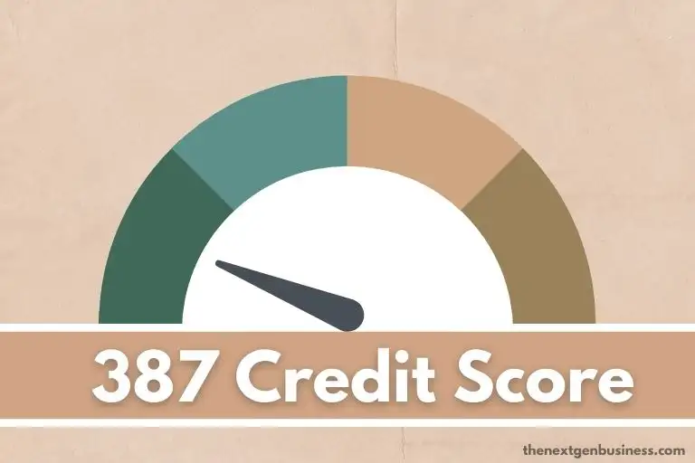 387 credit score.