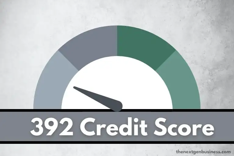 392 credit score.
