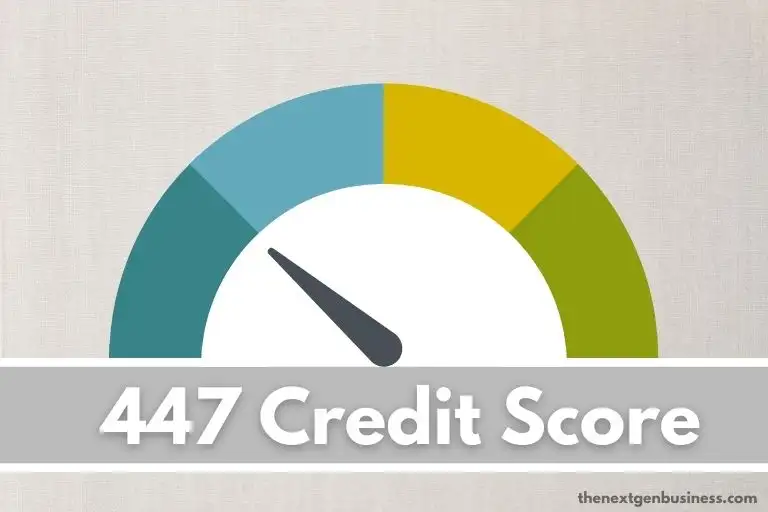 447 credit score.