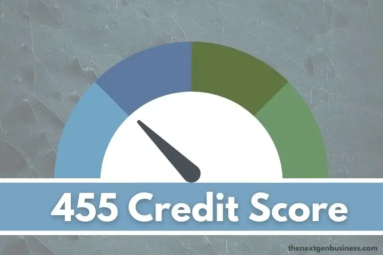 455 credit score.