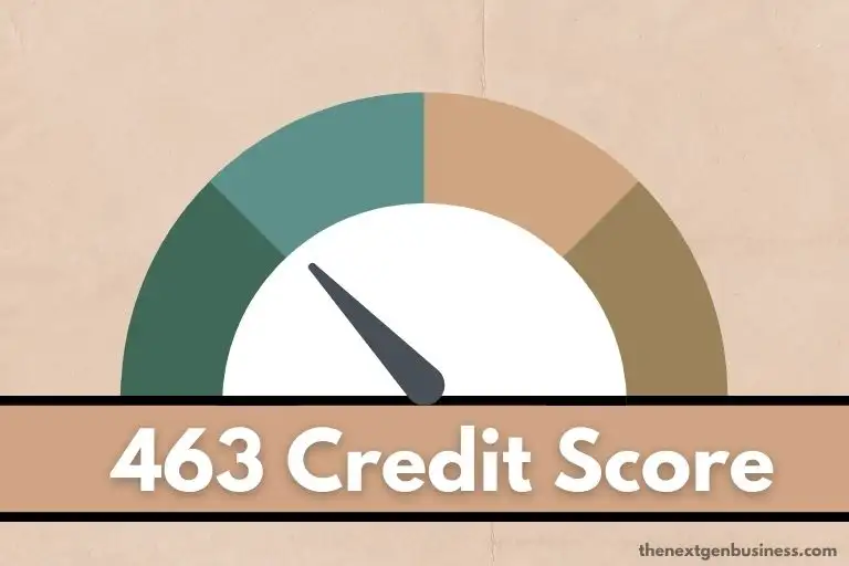 463 credit score.