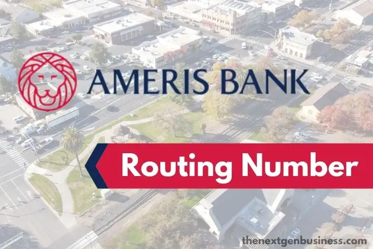 Ameris Bank routing number.