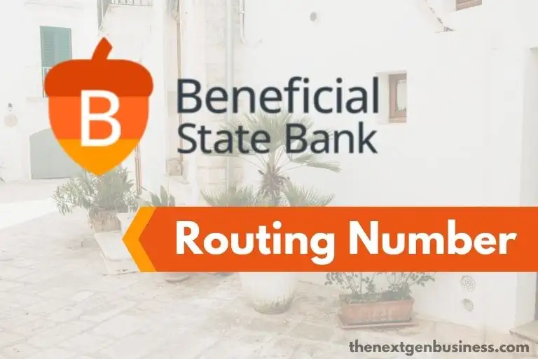 Beneficial State Bank routing number.