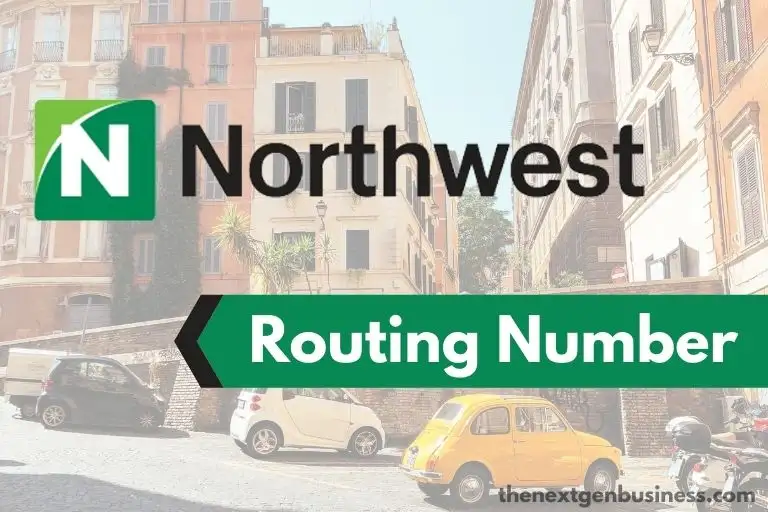 Northwest Bank routing number.
