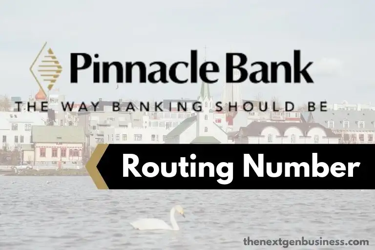 Pinnacle Bank routing number.