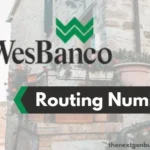 WesBanco Bank routing number.