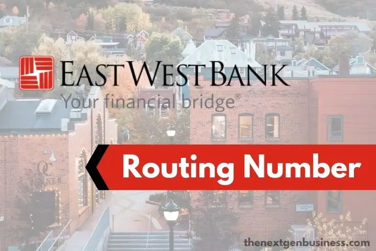 East West Bank routing number.