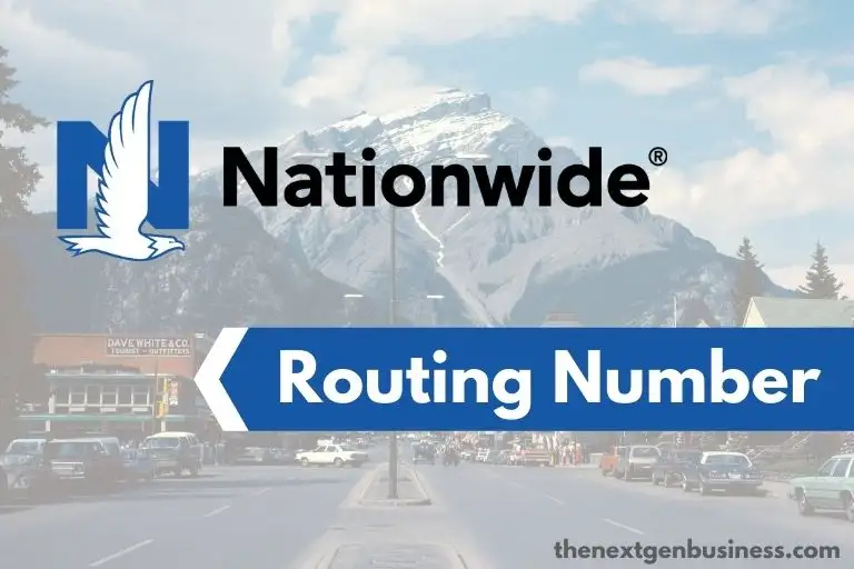 Nationwide Bank routing number.