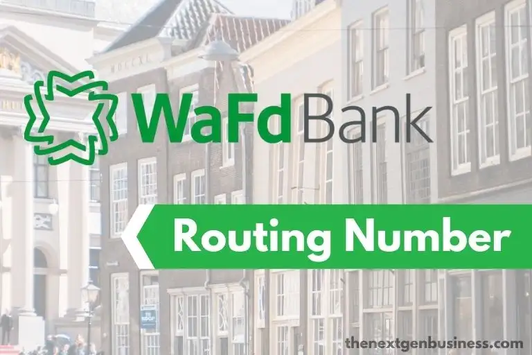 WaFd Bank routing number.