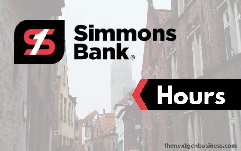 Simmons Bank hours.