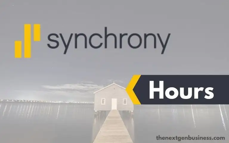 Synchrony Bank hours.