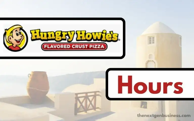 Hungry Howie's hours.