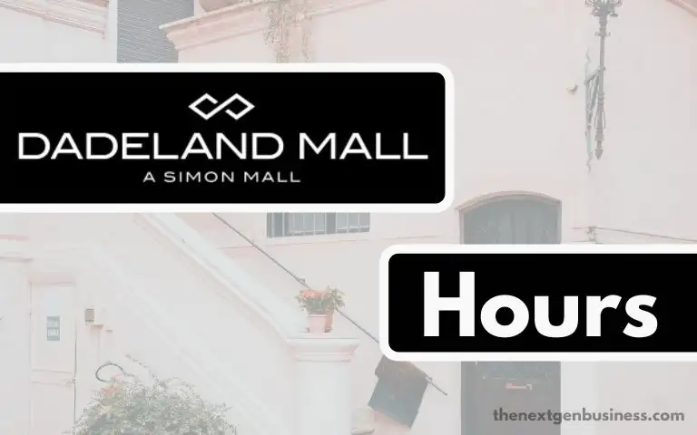 Dadeland Mall hours.