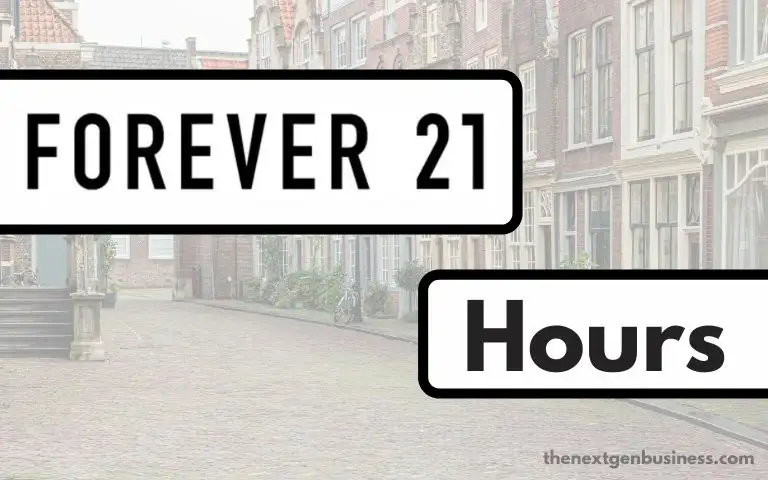 Forever 21 Hours: Today, Opening, Closing, and Holiday