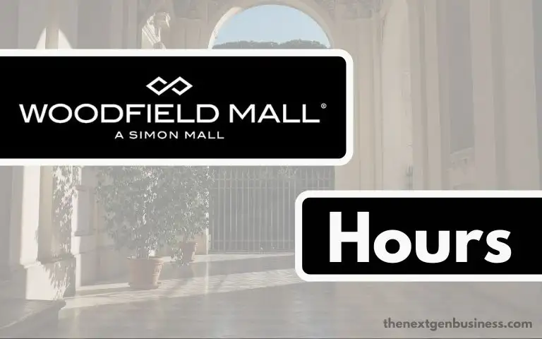 Woodfield Mall hours.