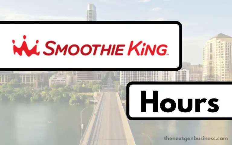 Smoothie King hours.