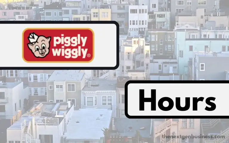 Piggly Wiggly hours.