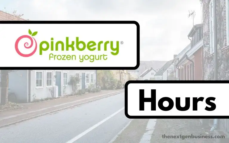 Pinkberry Hours: Today, Opening, Closing, and Holiday